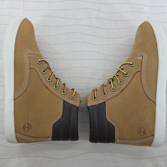 Timberland Womens Dausette Wheat Nubuck Lace Up Sneaker Boots Shoes A1KLZ Size 8 - Picture 9 of 13